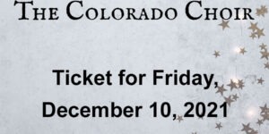 Christmas with The Colorado Choir 2021 - Fri 7:30